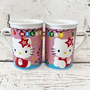HELLO KITTY Christmas Holiday Mugs